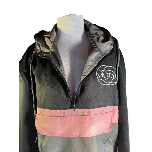 Odd Future Hooded Pullover Jacket W/ Front Pocket & Zipper Accents Size S - Picture 12 of 14